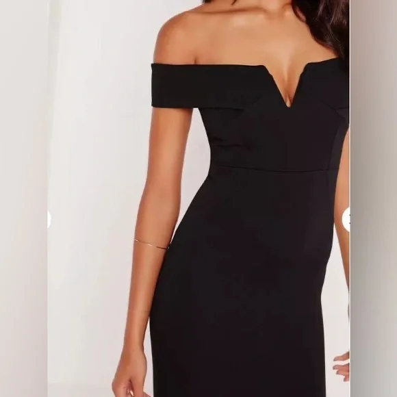 EUC Missguided Bardot Off-Shoulder Dress - Picture 4 of 9